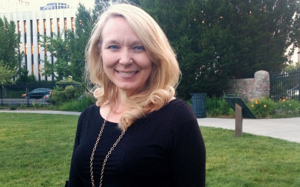 Amy Dayton is a first grade teacher at Timpanogos Elementary School in Provo, Utah. She said she wouldn’t carry a gun at her school because she hasn’t been trained, but wouldn’t mind if other teachers did.  Amy Slanchik