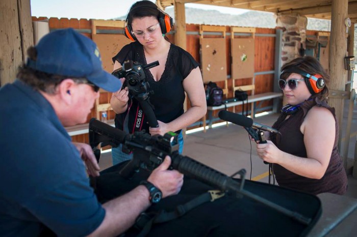 Marlena Chertock reports in Tuscon, Arizona. Photo: Jim Tuttle