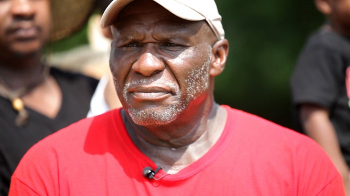 Reverend William King speaks about his horsemanship organization, Project RIDE, in Baton Rouge, Louisiana.  Jon Laflamme  