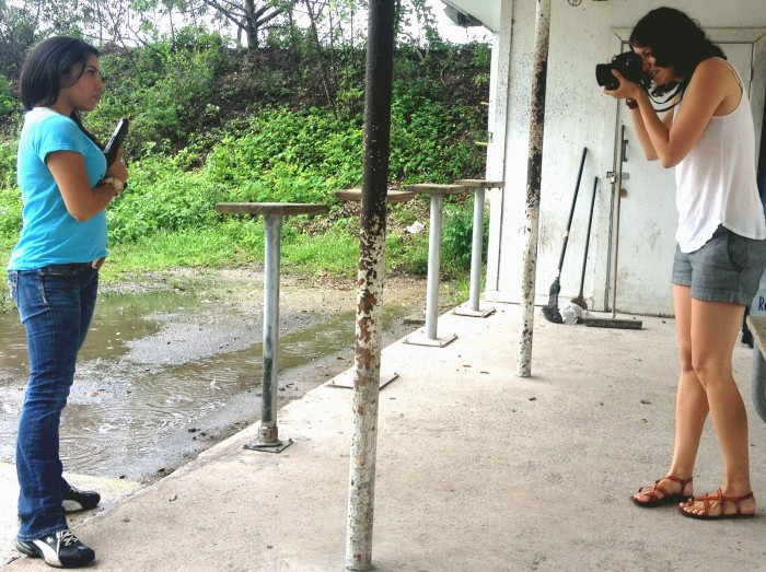Natalie Krebs takes a portrait of Olympian and Top Shots contestant Gabby Franco in Miami, Florida. Photo by: Lauren Loftus